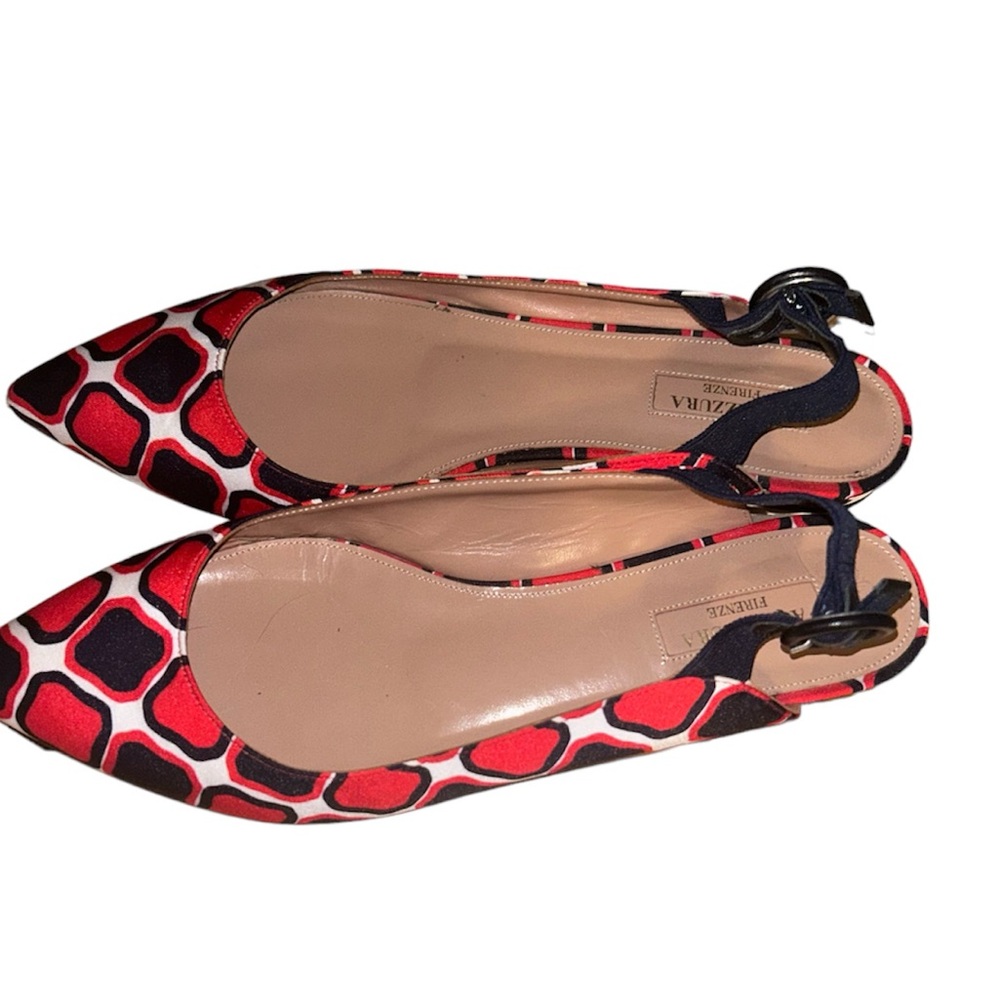 Aquazzura printed sling backs/ Size 39.5